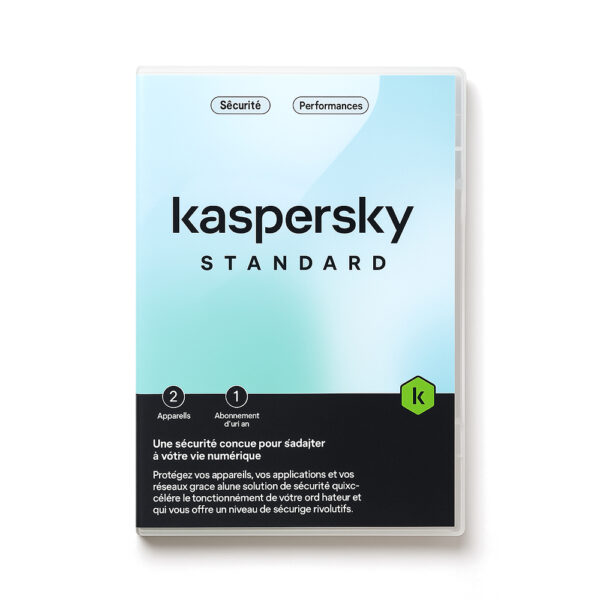 Antivirus Kaspersky Standard – Licence 2 Postes